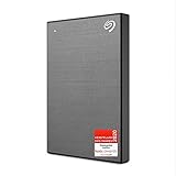 Seagate One Touch 1 TB externe Festplatte, HDD PC/Notebook/Mac, USB 3.0, space grey, 2 Jahre Data Rescue Service, FFP, Modellnr.: STKB1000404