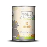 MjAMjAM – Premium Nassfutter für Katzen - natürlich lecker – Bio Hühnchen, 1er Pack (1 x 400g), getreidefrei mit extra viel F