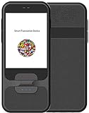 ZOUSHUAIDEDIAN Sprachübersetzergerät, 68 Sprachen Sprachübersetzer, WiFi Smart Sofortiger Sprachübersetzer, Zwei-Way-Übersetzung, Audiokoll, 2.4inch Touchscreen, schwarz