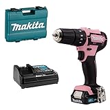 Makita Akku-Schlagbohrschrauber 12V max. in pink / 2,0 Ah, 1 Akku + Ladegerät HP333DSAP Rosa