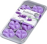 8 x Bolsius Creations Aromatic Duftwachs Aroma Wachs Blätter Wax Melts Aroma Melts - Französicher Lavendel