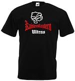 Kaiserslautern Herren T-Shirt Hardcore Hooligan Ultras Schwarz XL