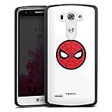 DeinDesign Silikon Hülle kompatibel mit LG G3 Case schwarz Handyhülle Spider-Man Fanartikel Marvel