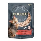 Encore 100% Natürliche Hühnerbrust-Katzensnacks, Gefriergetrocknet, Getreidefreie Gesunde Katzenleckerlis für Belohnungen & Training - Packung mit 12 x 10 g Beuteln