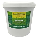 10 Liter - Rasenglück BIO Wurmhumus | Für dichten & gesunden Rasen - mit positiven Enzymen und Bakterien - Aktiviren - Reparieren - Pflegen - Düngen