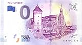 # 0 Euro Schein Deutschland 2019 · Reutlingen · Souvenir o Null € Banknote