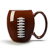 40YARDS American Football Tasse mit erhabener, fühlbarer Football Naht (600 ml) für Kaffee, Tee, Kakao & mehr