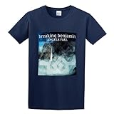 Breaking Benjamin Angels Fall for Mens Fashion T-Shirt Navy L