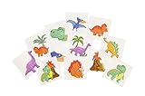 cama24com Dinosaurier Dino Kinder-Tattoos 36 Stück als Mitgebsel oder Give-Away auf dem Kindergeburtstag mit Palandi® Sticker