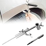 GOMETY Auto Rad Augenbrauen Mark Scraper, Auto Blech Reparatur Radlauf Markierung Werkzeug mit Markierstift Karosserie Linie Markierung Werkzeuge Auto Parallel Reparatur Markierungs Werkzeug