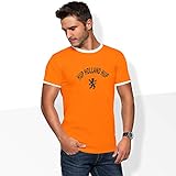 World of Football Ringer T-Shirt Holland Hup, orange orange - L