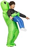 COWINN Green Alien Carrying Halloween Human Costume Grüner ausländischer tragender menschlicher Kostüm-aufblasbarer lustiger Explosionsklage Cosplay aufblasbares kostüm Erwachsene für Partei