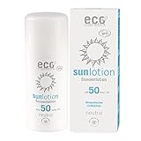 eco cosmetics Sonnenlotion LSF 50 neutral ohne Parfum (2 x 100 ml)