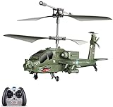 DYT RC-Hubschrauber, RC-Hubschrauber für Kinder und Erwachsene mit Gyroskop und LED-Leuchten, 3-Kanal-Flugzeug-Cool-Flugzeug-Ventilator, Indoor-Outdoor-Spielzeug-Geschenk für Jungen und Mädchen