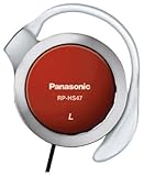 Panasonic RP-HS47E-R Ohrbügel-Kopfhörer Ultradünn 14Hz 24kHz 30mm rot