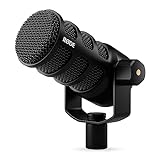 RØDE PodMic Dynamisches XLR/USB Sprechermikrofon für Podcasts, Streaming, Gaming, Musikproduktion und Content Creation