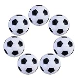 FOMIYES 6 Stück 32 Mm Tischfußballbälle Tischfußball-Tischfußball-Ersatz-Mini-Schwarz-Weiß-Standard-Fußbälle Für Standard-Tischfußballtische Schwarz/Weiß-Ball
