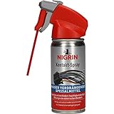 NIGRIN Kontakt-Spray für Elektronik, 100 ml, zur Reinigung und Schutz von elektronischen Kontakten