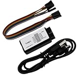 Fazvncv USB Logics Analyzers Device 24M Samplings Rate 8Channel with Ferrite Rings USB Cable UART IIC SPI Debug Logics Analy