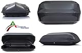 Modula Dachbox für Auto, 320 Liter, Gepäckträger, Grau, glänzend, 131 x 72 x 38 cm, MOCS0136