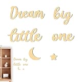Holzbuchstaben für Wanddekoration, Holzbuchstaben Wanddekoration - Modernes Big Dream Wall Zeichen für Kinderzimmer | Home Gallery Art, Safe Baby Room Dekoration für Thanksgiving, Ostern, Geburtstag