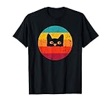 Lustiges Katzen Geschenk Retro Vintage T-Shirt