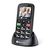 SweetLink S2PLUS Handy für Senioren Ohne Vertrag Dual SIM 2G GSM,1400mAh Akku Seniorenhandy Ohne Vertrag,1,77 Zoll Farbdisplay Großtastenhandy mit Ladestation, SOS Notruftaste, Taschenlampe, FM-R