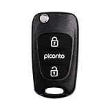 FBFG3 Knopf Ersatz Autoschlüsseletui, passend für Kia Schlüsseletui Schlüsselanhänger passend für Kia Picanto Schlüsseletui