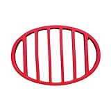 ZhungZaoh Standgrill Holzkohle Rack Silicone Grill Mat Kitchenware Tray Turkey Grill BBQ Grill Kitchen，Dining & Bar Grillrost Rund Schwenkgrill (Red, one Size)