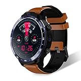 JHDDPH3 Smartwatch Smart Watch-Männer 4g 64g ROM. Smartwatch Android 10.0 4G SIM GPS WiFi 1.6. Zoll Vollbild Sportuhr (Color : A)
