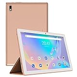 Tablet 10.1 Zoll Android 10.0 Tablets-PC, Blackview Tab 9 Tablet mit 4GB RAM 64GB ROM, Octa Core 4G LTE Dual SIM Große Batterie 7480mAh, 13MP+5MP Kamera WiFi Bluetooth GPS HD Touchscreen Tablet(Gold)