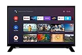 Toshiba 24WA2063DAX/2 24 Zoll Fernseher/Android Smart TV (HD Ready, HDR, Google Play Store, Google Assistant, Triple-Tuner, Bluetooth) [2023], schwarz