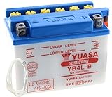 Batterie YUASA YTB4L / YB4L-B (WC) AGM geschlossen, 12V|4Ah|CCA:50A (121x71x93mm) für Gilera SMT 50 Supermotard Baujahr 2003
