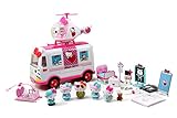 Dickie Toys Hello Kitty Rettungsset mit Helikopter und mobiler Notaufnahme, inkl. 6 Hello Kitty Figuren, mehr als 15 Zubehörteile, Ambulanzset, Spielset, ab 3 Jahren