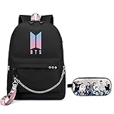Grapes Garden BTS Rucksack, BTS Mäppchen Oxford/Segeltuch Schulter Rucksack Beiläufige Daypacks Laptop Notizbuch Verursachende Handtasche des Rucksack Rucksacks für Reise Schule(H31)