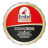 75ml Erdal Dose Classic Schuhcreme mit Bienenwachs schwarz, mit pflegenden Ölen, pflegt, schützt und frischt die Farbe auf, 1er Pack (1x 75ml) (Schwarz)