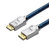 SHOJ HD Verbindungskabel VESA-zertifiziertes 8k-DisplayPort-Kabel (8k @ 60Hz, 4k @ 120hz / 144Hz) 32,4 Gbit/s DP-Kabel-Stecker an männlich für PC/TV/Gaming-Monitor Highspeed pc Kabel (Length : 1M)