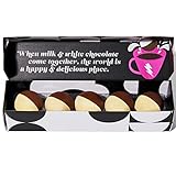 Thoughtfully BomBombs Kakao-Bomben - 5 leckere Schokoladenkugeln mit Mini-Marshmallows - Enthält Fudge Brownie Kugeln, halb Milchschokolade & halb weiße Schokolade - 5 x 38g