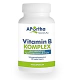 APOrtha - Vitamin B-Komplex aus natürlichem Quinoasprossen-Extrakt – 120 vegane Kapseln