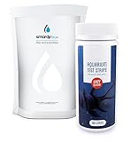 SMARDY smady Set - 100x Wassertest Streifen Ammoniak/Ammonium (NH3/NH4+) Schnelltest für Aquarien, einfache Überprüfung der Wasserqualität