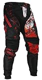HEYBERRY Motocross Enduro Quad Hose schwarz weiß rot Gr. L