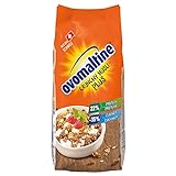Ovomaltine Crunchy Protein Müsli Plus - Knusper-Müsli mit Haferflocken - Cerealienmischung mit 22 Prozent Protein, ein Drittel weniger Zucker und unvergleichlichem Crunch, 300g