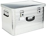 Enders® Alubox TORONTO 63 L - Aluminiumbox mit 1 mm Wandstärke, extra stabil - spritzwasser- und staubdicht, stapelbar - Alukiste einsetzbar als Transportbox, Lagerbox, Werkzeugkiste - Aluminium Box