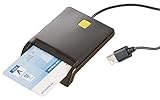 Xystec Smart Card Reader: USB-Chipkarten-Leser & Smartcard-Reader, HBCI-fähig für Homebanking (Chipcard Reader)