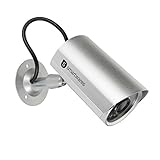 Smartwares Dummy-Kamera aus Metall für Innen- und Außeneinsatz, CS22D