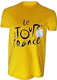 T-Shirt Der Tour de France Radfahren – offizielle Kollektion – Größe Erwachsene Herren M gelb