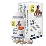 Raab Vitalfood Bio Lacto Bifido Kapseln, 90 Stück, mit Lactobacillus- und Bifidobakterien, vegan