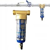 Wiederverwendbare Spin-Down-Sediment-Wasserfilter Wasser-Vorfilter-Sedimentfilter Micron-Vorfilter-Wasserreiniger Zubehör, für Brunnenwasserschlauch-Sedimentfilter (3/4' oder 1/2' Male Thread) (3/4'')