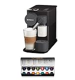 De'Longhi Nespresso EN 500.B Kaffeekapselmaschine Lattissima One, Kunststoff, 1 L, Schwarz