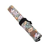 Alipis 20 Ölmalpinsel Pinselhalter Aus Stoff Farbige Bleistiftverpackung Federmäppchenschlitz Pinseletui Aquarell-ölbeutel Bunte Stifte Bunte Make-up-Pinsel Buntstift Multifunktion M